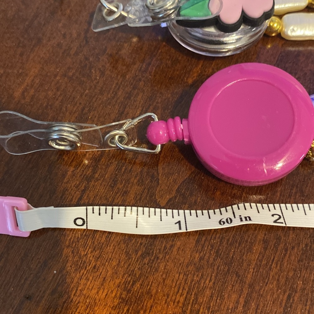 Colorful Beaded Handmade Badge Holder Necklace - Picture 8 of 11